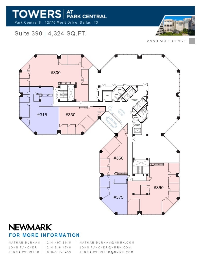 12750 Merit Dr, Dallas, TX for lease Floor Plan- Image 1 of 1