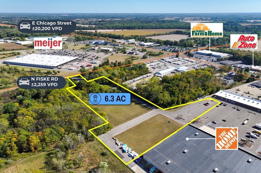 835 E Chicago St, Coldwater, MI à vendre - Photo du bâtiment - Image 2 de 6