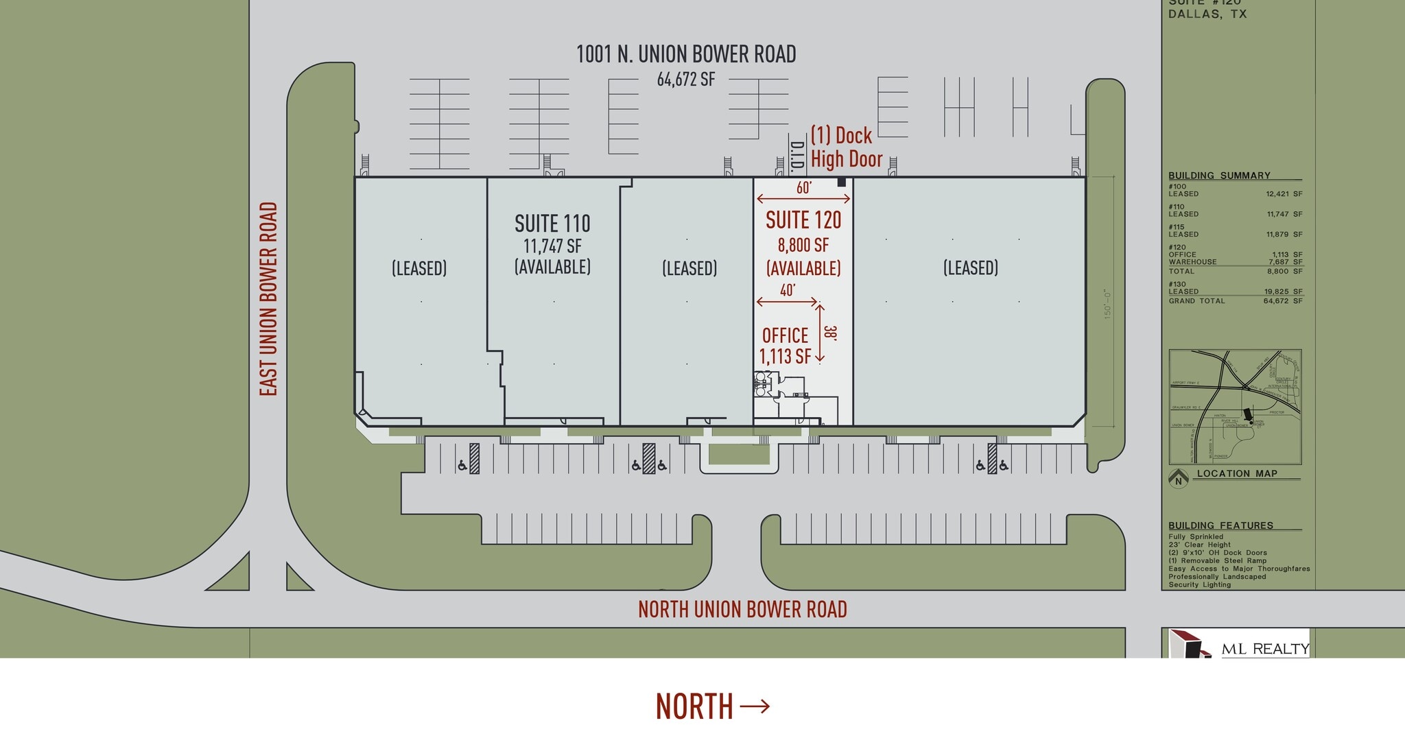 1001 N Union Bower Rd, Irving, TX for lease Site Plan- Image 1 of 1