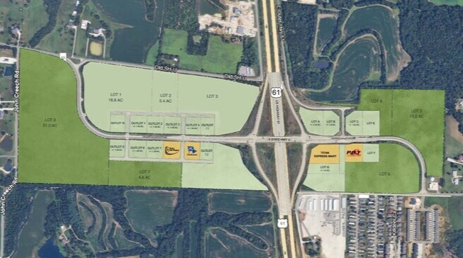 Hwy 61, Moscow Mills, MO à vendre - Plan de site - Image 2 de 4