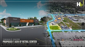 Plus de détails pour Corner of Fair Park Blvd. & Parkwood Dr, Jonesboro, AR - Commerce de détail à louer