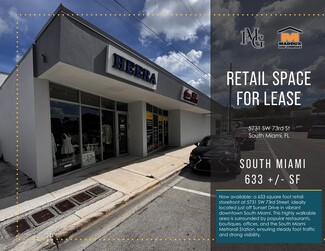 More details for 5731 SW 73rd St, South Miami, FL - Retail for Lease