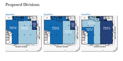 245 Seventh Ave, New York, NY à louer Plan d’étage- Image 2 de 2