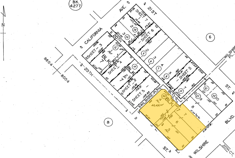 2001 Wilshire Blvd, Santa Monica, CA for lease - Plat Map - Image 2 of 11