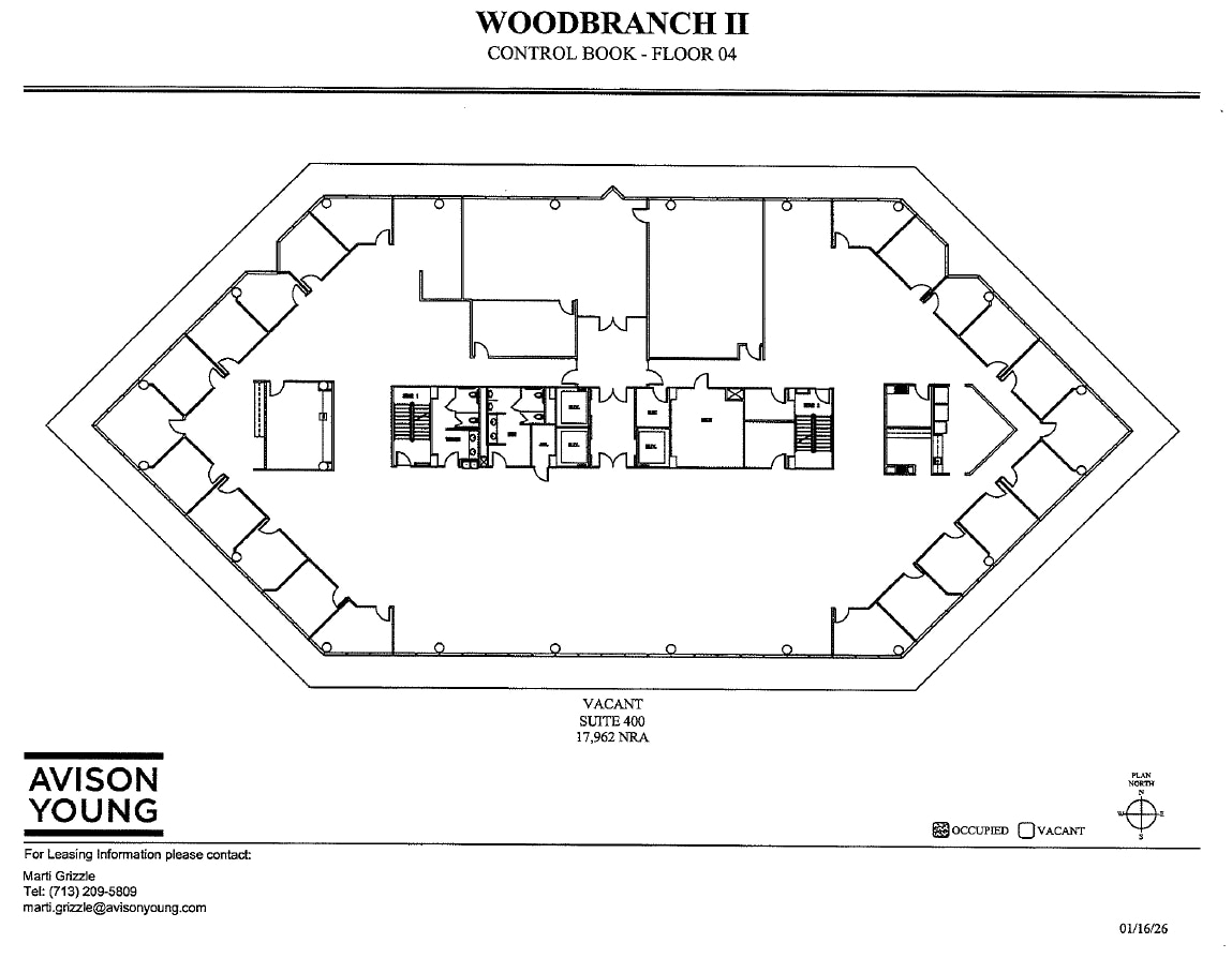 12141 Wickchester Ln, Houston, TX à louer Plan d’étage- Image 1 de 2