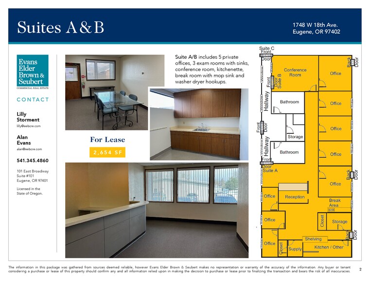 1748 W 18th Ave, Eugene, OR à louer - Photo du bâtiment - Image 3 de 5