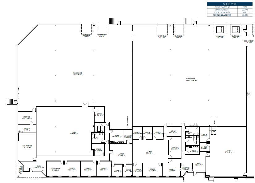 1720-1750 Hurd Dr, Irving, TX à louer Plan d  tage- Image 1 de 1