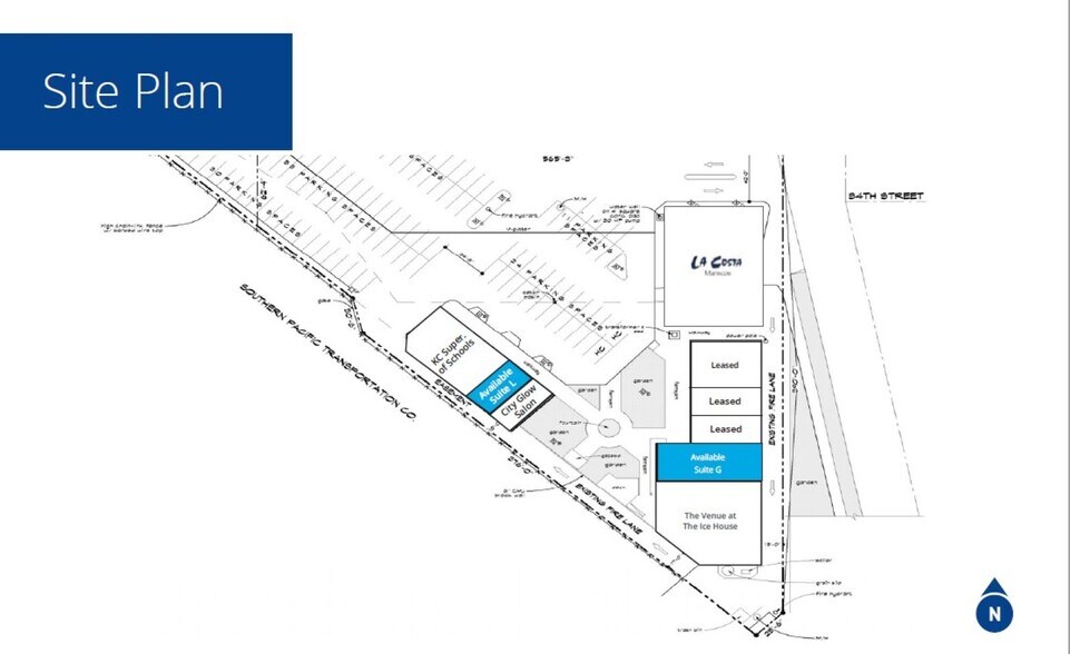 3401 Chester Ave, Bakersfield, CA à louer - Plan de site - Image 2 de 2