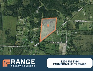 Plus de détails pour 3201 FM 2194, Farmersville, TX - Terrain à vendre
