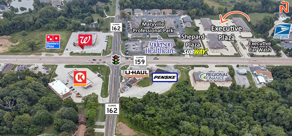 2918-2922 N Center St, Maryville, IL for lease - Building Photo - Image 2 of 9