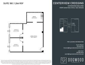 4538 Centerview Dr, San Antonio, TX à louer Plan d  tage- Image 1 de 1