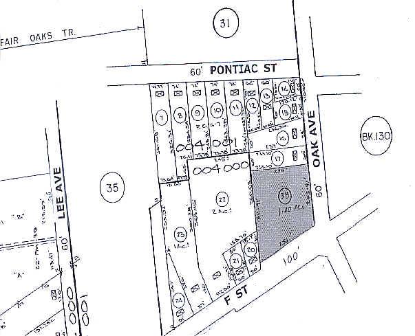 1300 W F St, Oakdale, CA à louer - Plan cadastral - Image 2 de 3