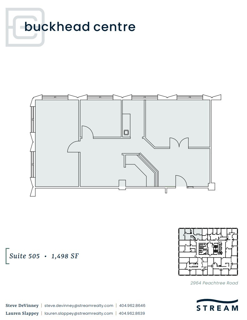 2970 Peachtree Rd NW, Atlanta, GA à louer Plan d  tage- Image 1 de 1