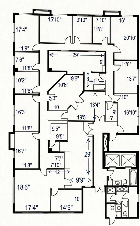 888 SE 3rd Ave, Fort Lauderdale, FL 33316 - Unit 201A/B -  - Floor Plan - Image 1 of 26