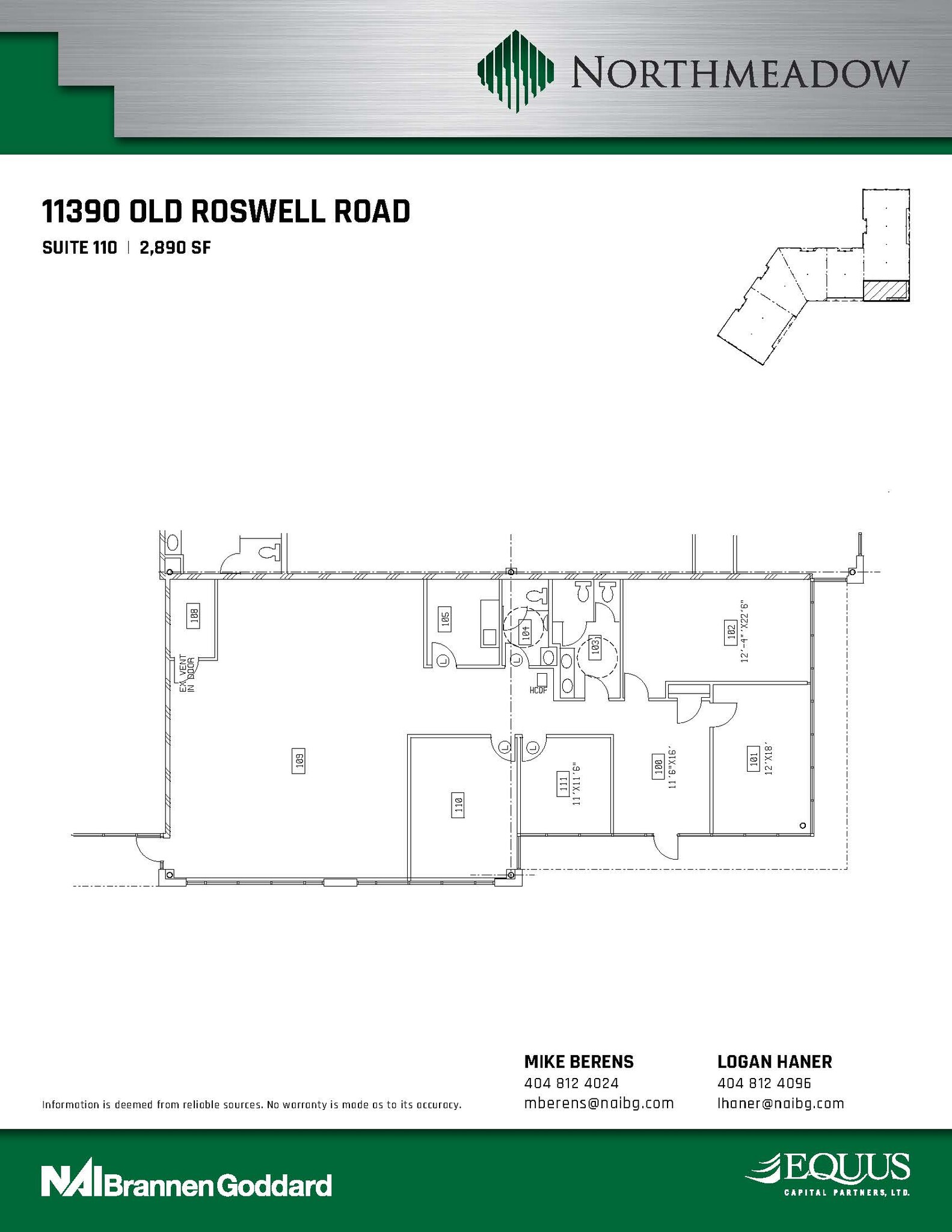 11390 Old Roswell Rd, Alpharetta, GA à louer Plan d  tage- Image 1 de 1