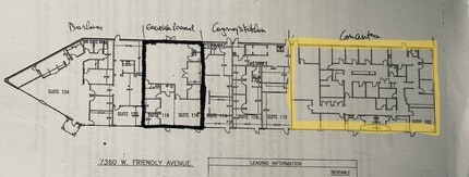 7360 W Friendly Ave, Greensboro, NC for lease Floor Plan- Image 2 of 16