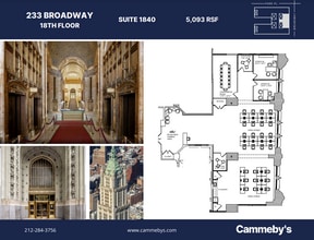 233 Broadway, New York, NY à louer Plan d’étage- Image 1 de 1
