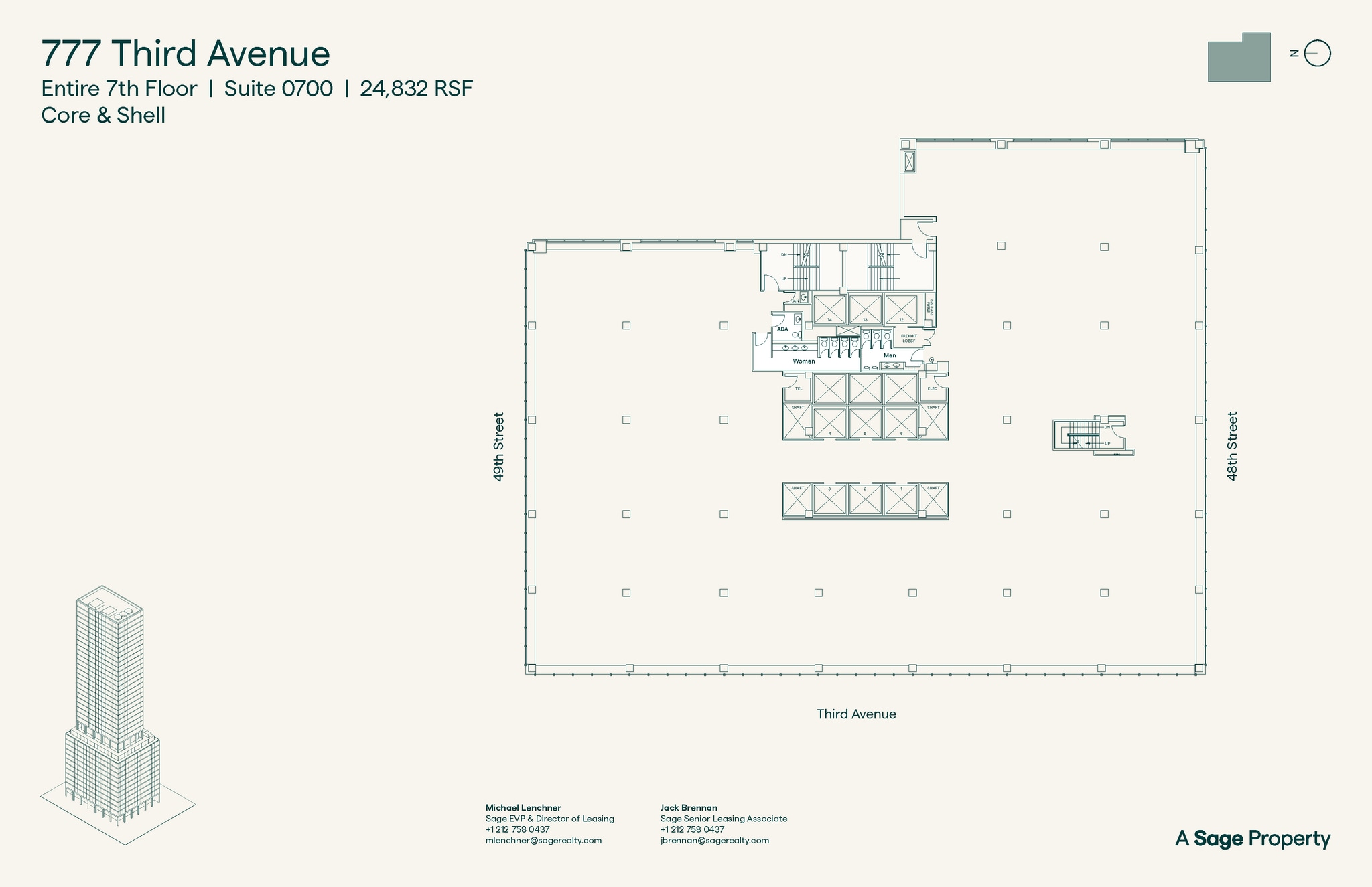 777 Third Ave, New York, NY à louer Plan d’étage- Image 1 de 5