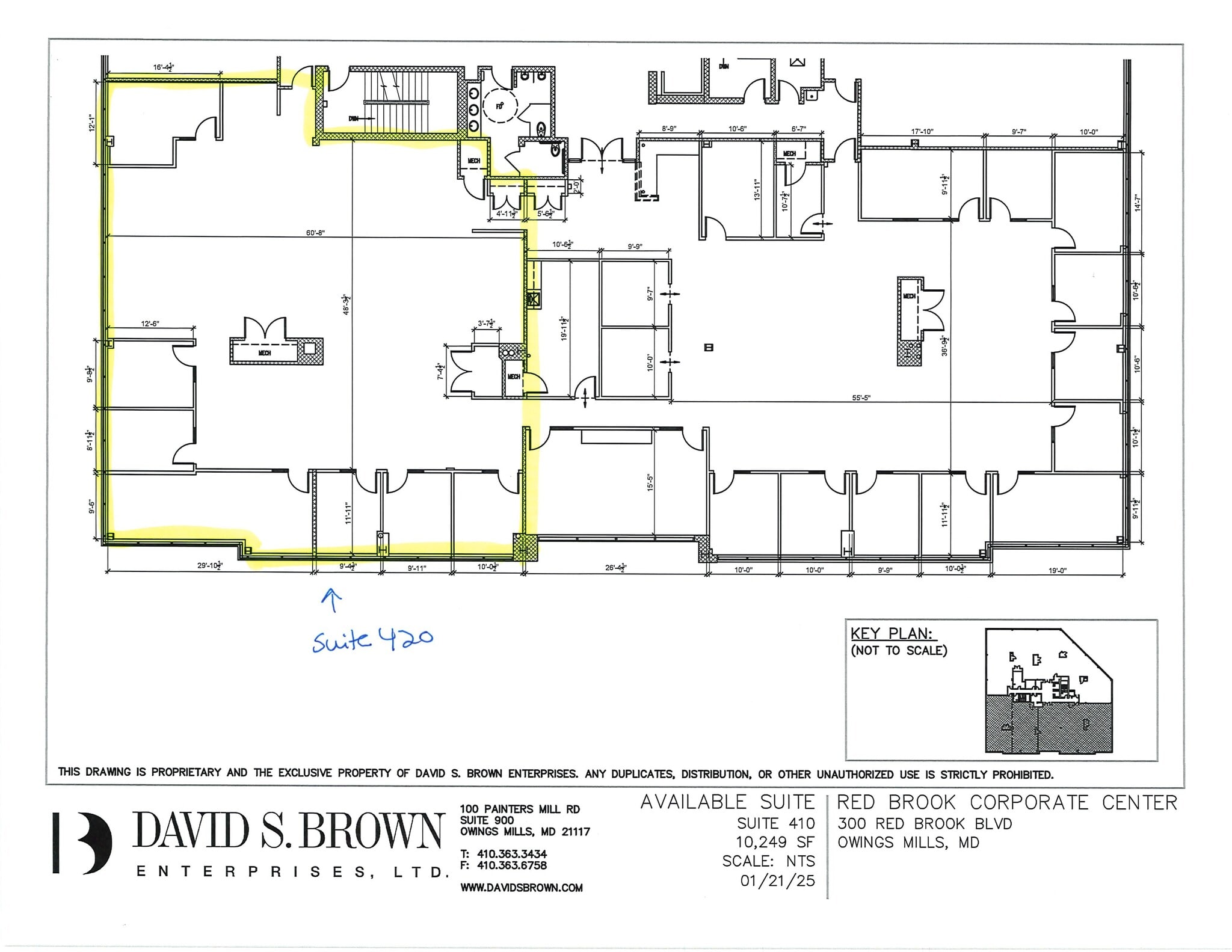 600 Red Brook Blvd, Owings Mills, MD à louer Plan d’étage- Image 1 de 1