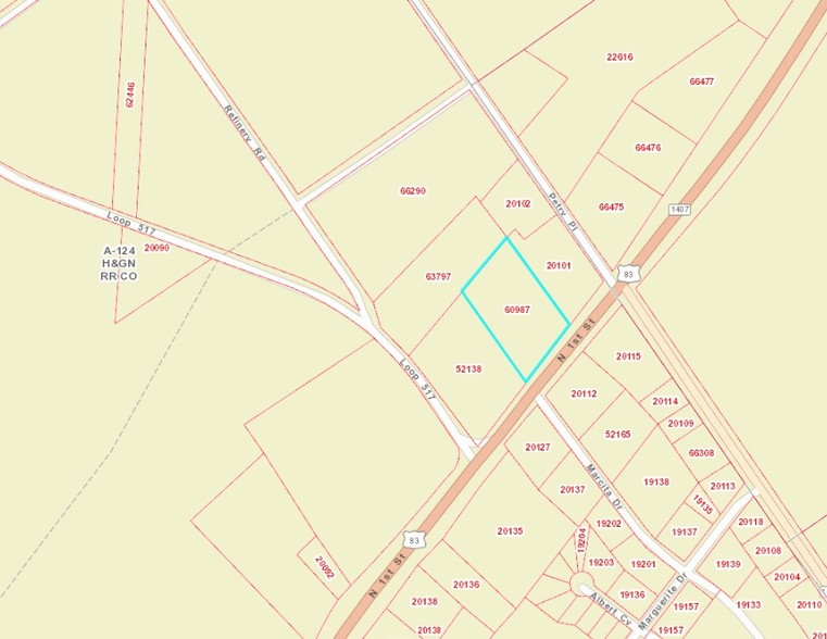 2420 N 1st St, Carrizo Springs, TX à vendre - Plan cadastral - Image 3 de 29