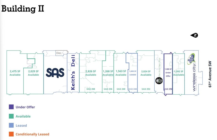 6100 Macleod Trl SW, Calgary, AB for lease - Floor Plan - Image 3 of 3