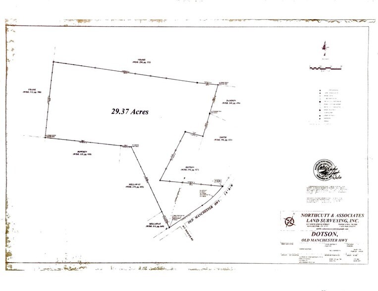 4547 Old Manchester Hwy, Tullahoma, TN à vendre - Plan cadastral - Image 1 de 1