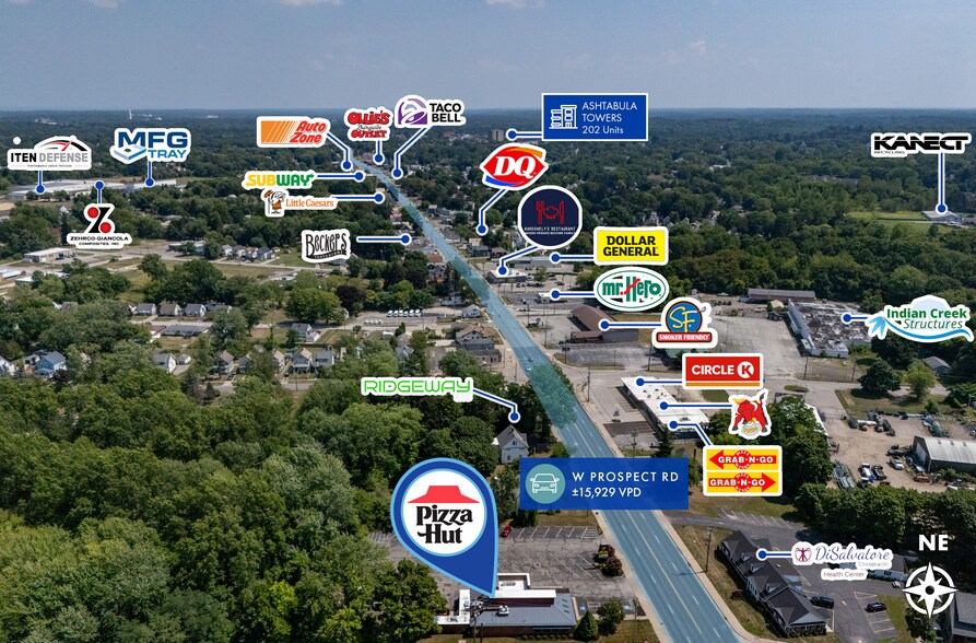 1951 W Prospect Rd, Ashtabula, OH for sale - Building Photo - Image 2 of 3