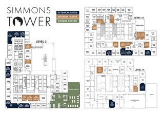 425 W Capitol Ave, Little Rock, AR à louer Plan d’étage- Image 1 de 10
