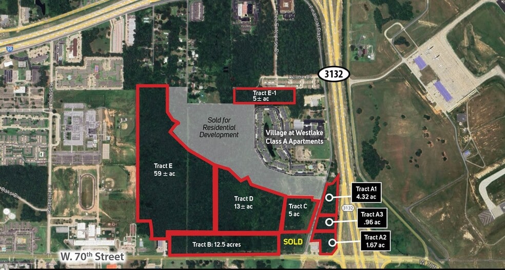 W 70th & Buncombe Rd, Shreveport, LA for sale - Building Photo - Image 1 of 1