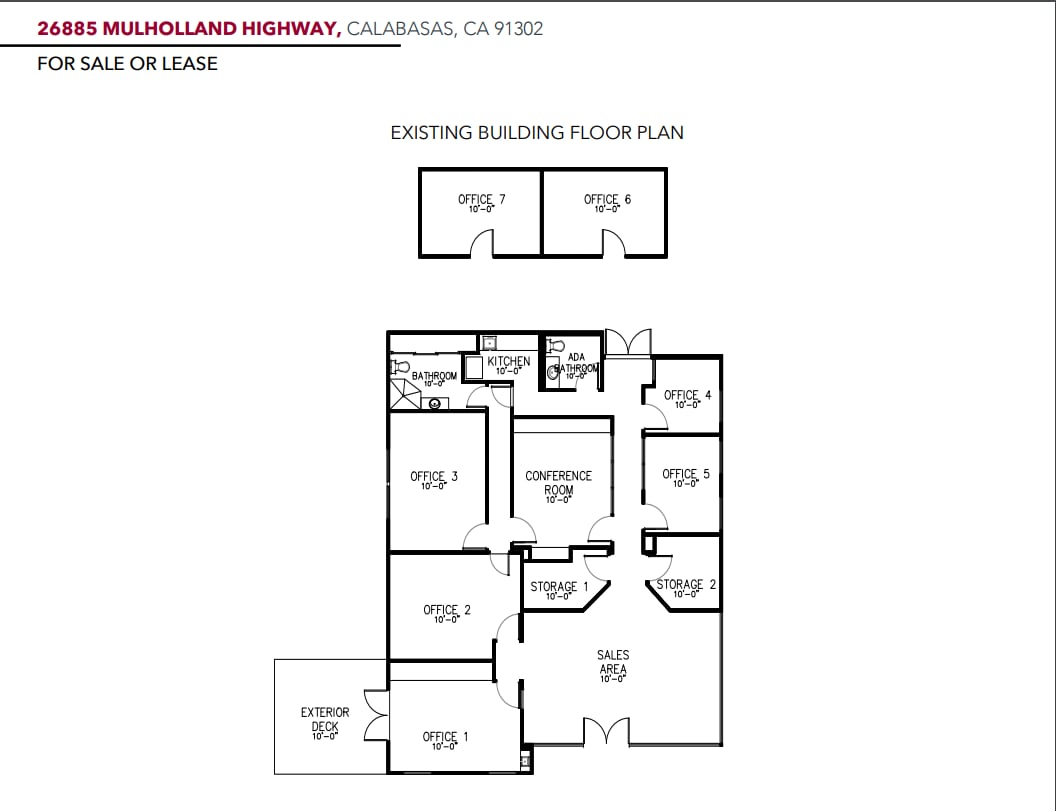 26885 Mulholland Hwy, Calabasas, CA for sale Floor Plan- Image 1 of 1