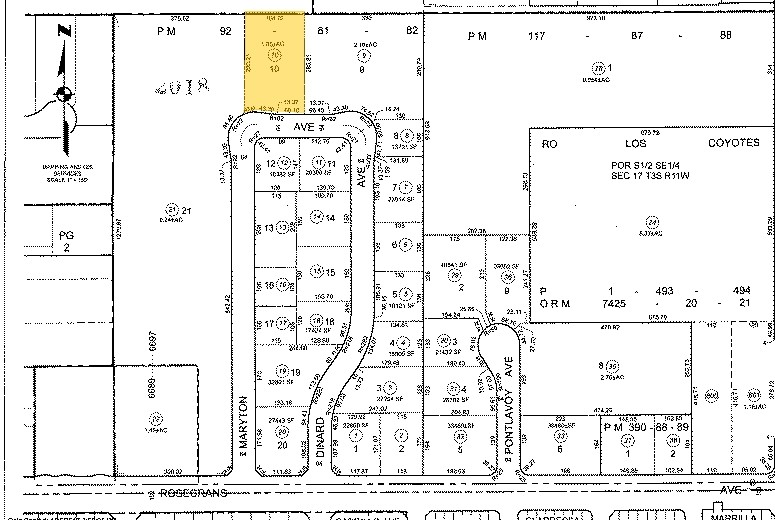 13903 Maryton Ave, Santa Fe Springs, CA for lease - Plat Map - Image 2 of 12