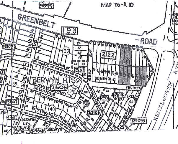 6321-6323 Greenbelt Rd, College Park, MD à louer - Plan cadastral - Image 2 de 4