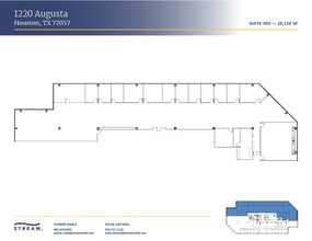 1220 Augusta Dr, Houston, TX à vendre Plan d’étage- Image 1 de 1