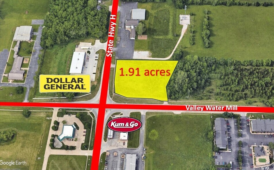 1615 E Valley Water Mill Rd, Springfield, MO à vendre - Aérien - Image 2 de 2