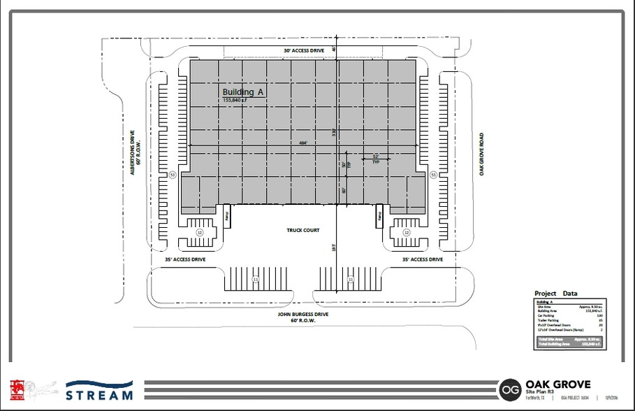 7605 Oak Grove Rd, Fort Worth, TX à louer - Plan de site - Image 2 de 2