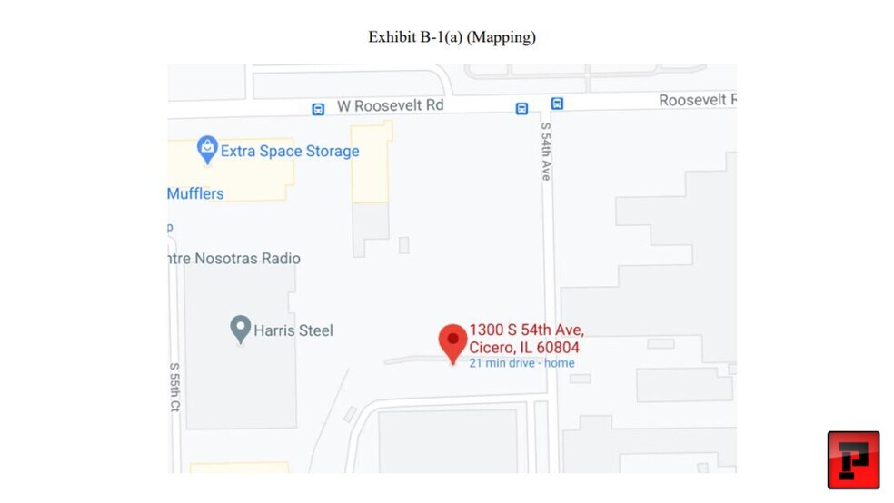 1300 S 54th Ave, Cicero, IL à vendre - Plan de site - Image 3 de 3