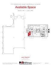 1717 Deerfield Rd, Deerfield, IL for lease Floor Plan- Image 1 of 2