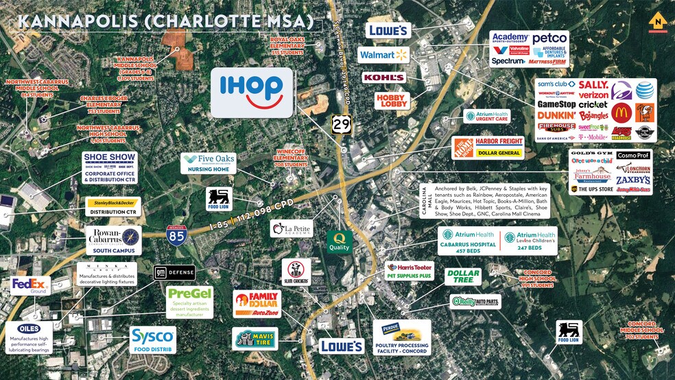 800 Cloverleaf Plz, Kannapolis, NC à vendre - Photo du bâtiment - Image 2 de 4