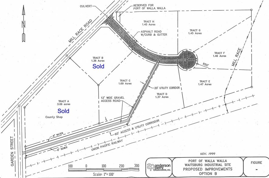 Garden St, Waitsburg, WA à vendre - Plan de site - Image 2 de 2