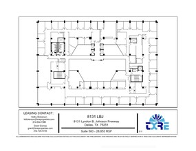 8131 Lyndon B Johnson Fwy, Dallas, TX for lease Floor Plan- Image 1 of 1