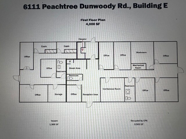 6111 Peachtree Dunwoody Rd NE, Atlanta, GA à vendre - Photo du bâtiment - Image 2 de 10