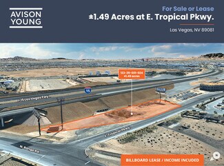 Plus de détails pour 5011 E. Tropical, North Las Vegas, NV - Terrain à vendre