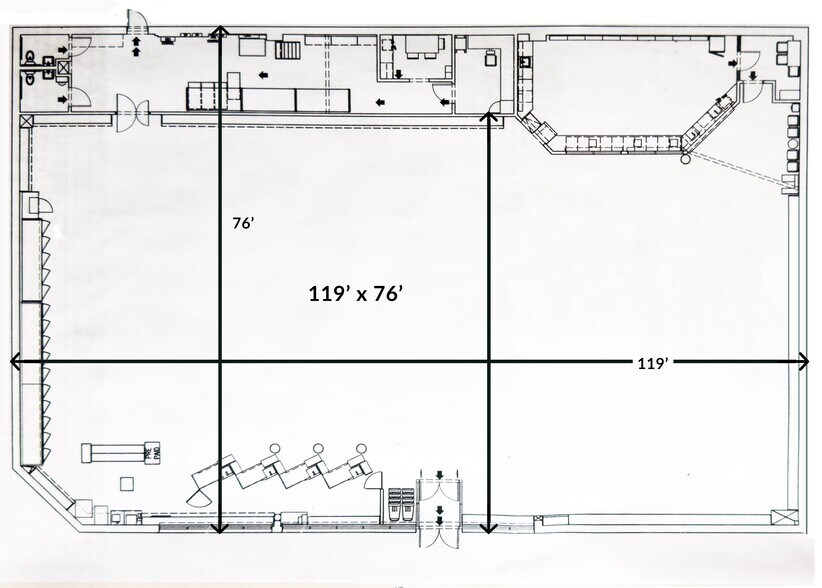 4057 Asbury Ave, Tinton Falls, NJ à louer - Plan d’étage - Image 3 de 6