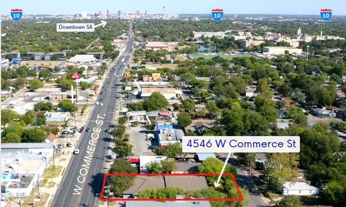 4546 W Commerce St, San Antonio, TX à vendre - Aérien - Image 2 de 18