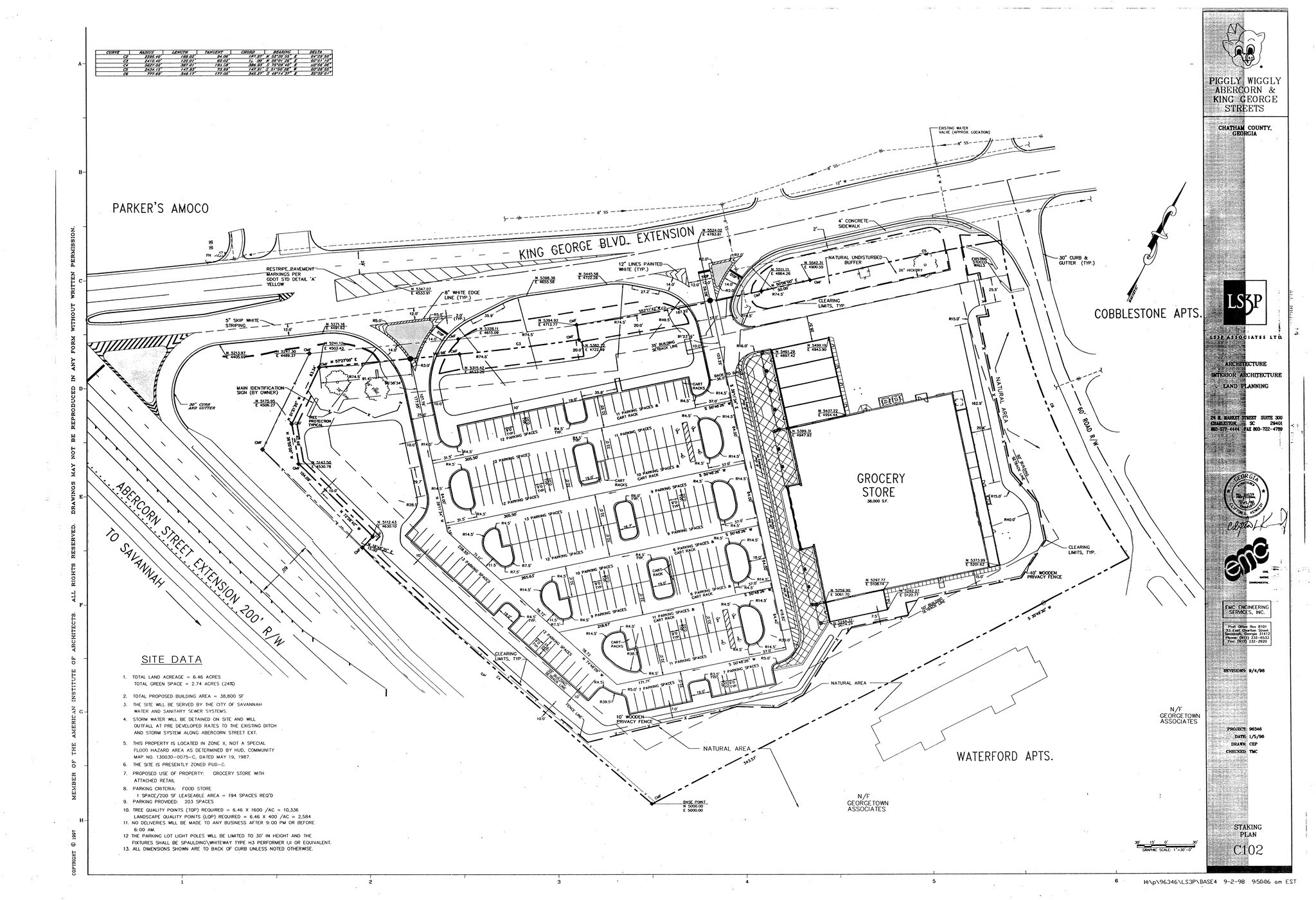 821 King George Blvd, Savannah, GA for lease Site Plan- Image 1 of 2