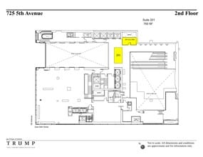 721-725 5th Ave, New York, NY à louer Plan de site- Image 1 de 1
