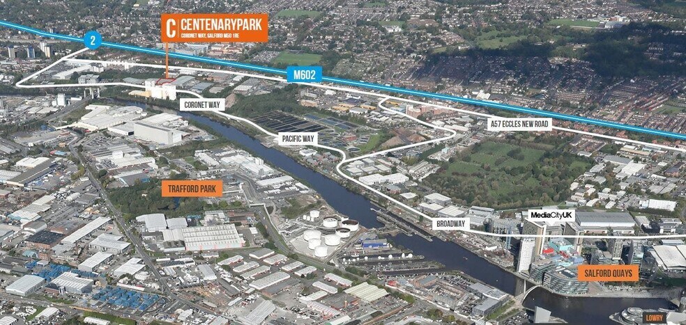 Centenary Park, Coronet Way, Salford for lease - Site Plan - Image 3 of 5
