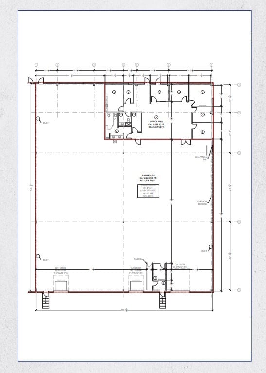 10720 25th St NE, Calgary, AB for lease Floor Plan- Image 1 of 1