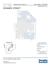 21700 Oxnard St, Woodland Hills, CA à louer Plan d’étage- Image 1 de 1