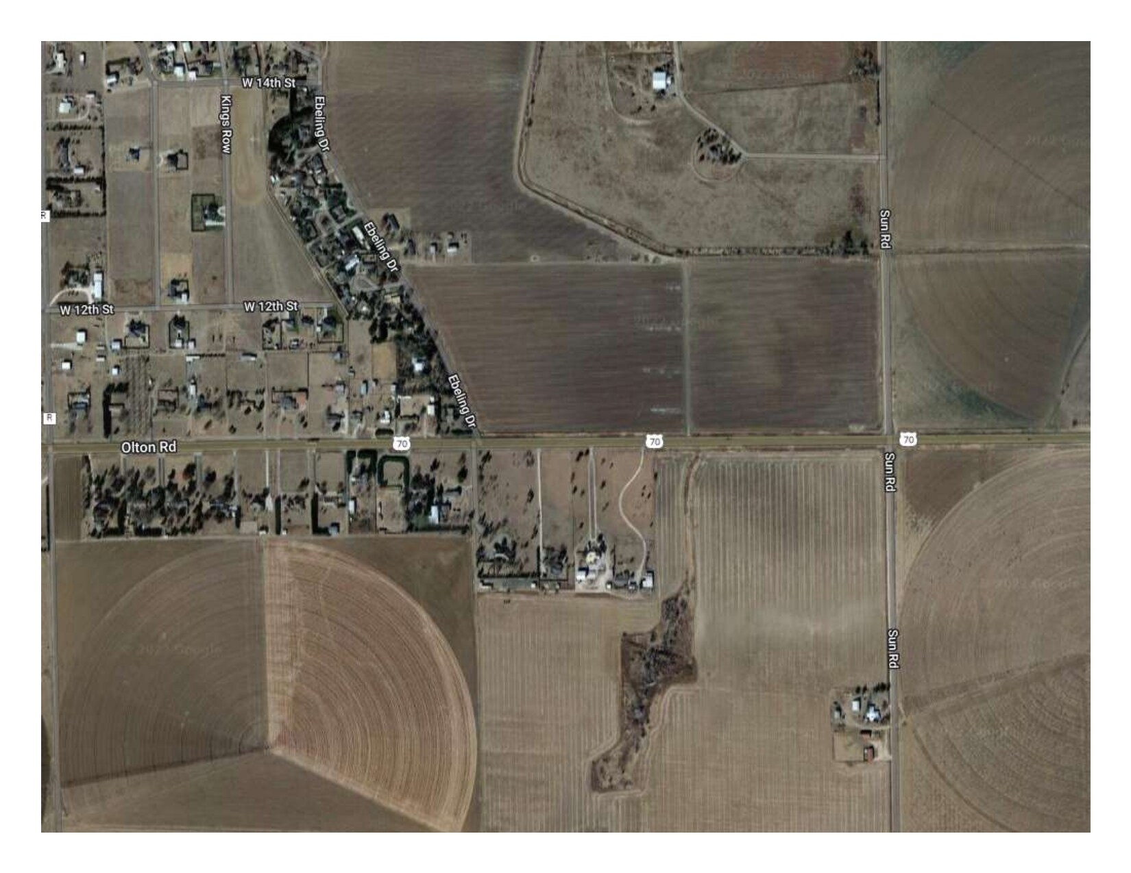 W Highway 70, Plainview, TX à vendre Aérien- Image 1 de 2